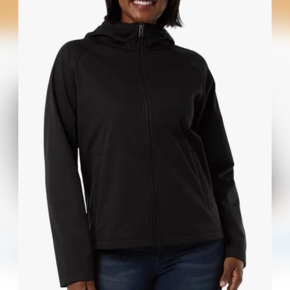 32 Degrees Heat Women's Fleeced Line Hooded Full Zip Softshell Jacket